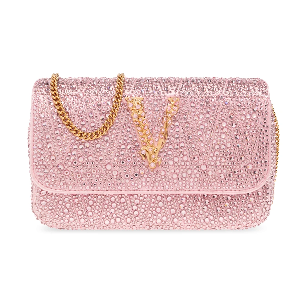 Versace ‘Virtus Mini’ axelväska Pink, Dam
