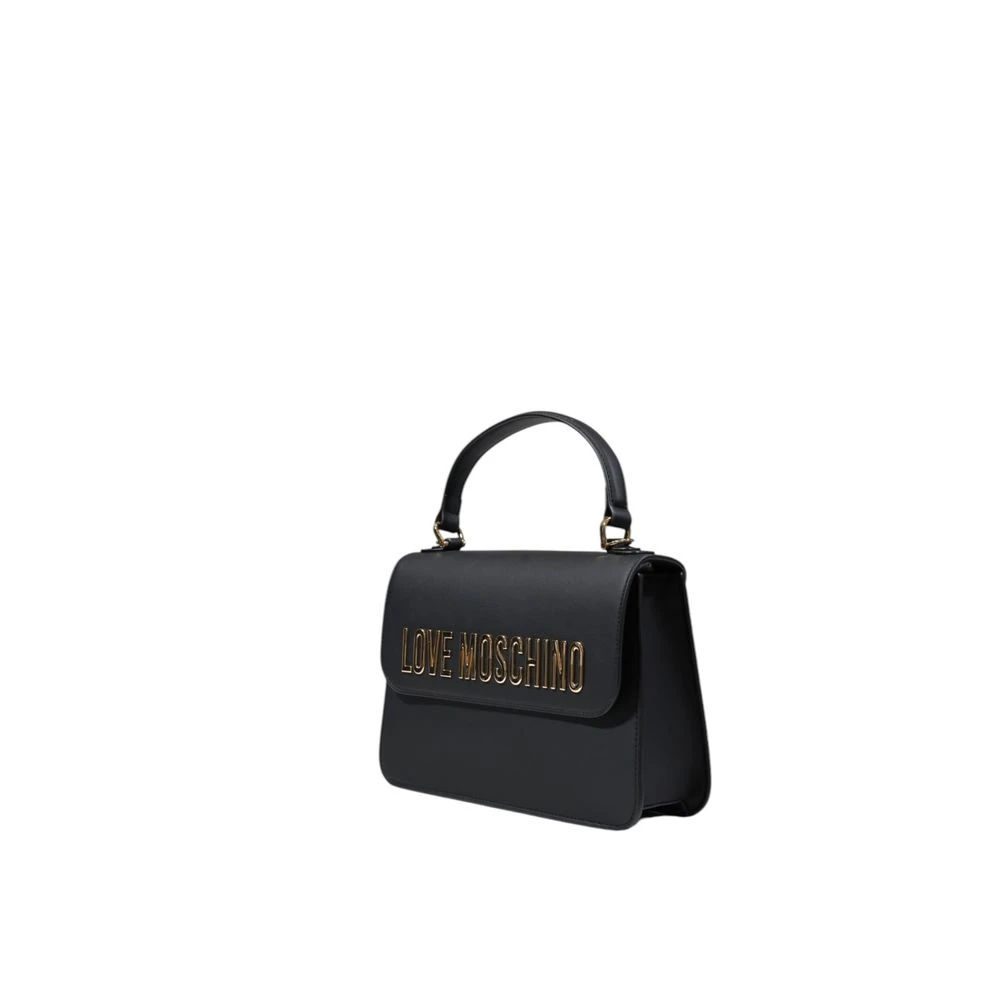 Love Moschino Bicolor Handtas Lente Zomer Collectie Black Dames