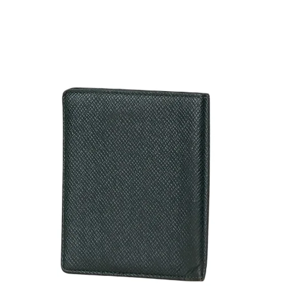 Louis Vuitton Vintage Pre-owned Leather wallets Green Heren