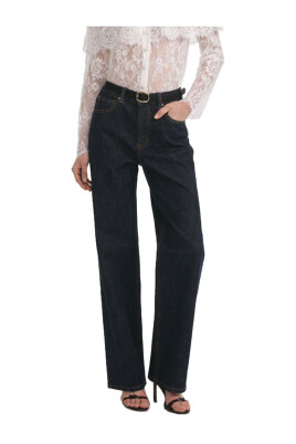 elegant-dark-blue-flared-high-waisted-jeans