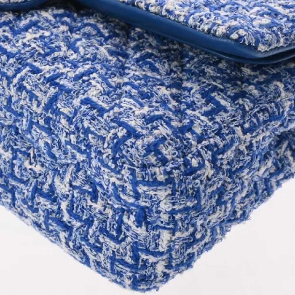 Chanel Vintage Pre-owned Fabric chanel-bags Blue Dames