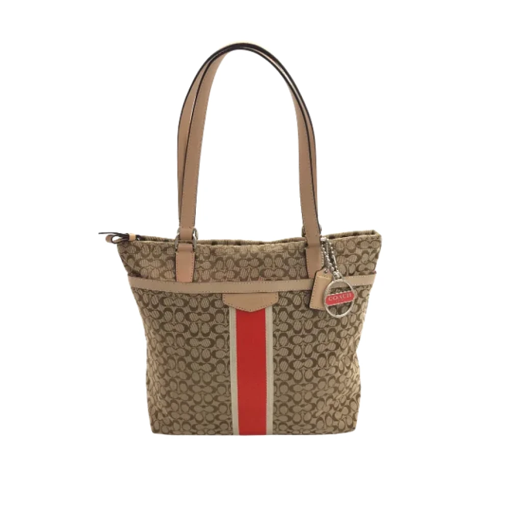 Coach Pre-owned Fabric totes Beige Dames