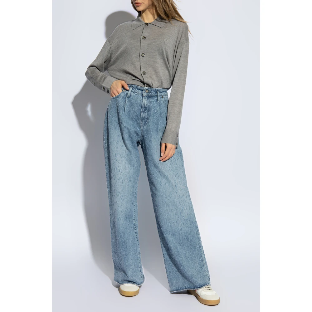 Halfboy High-rise jeans Blue Dames