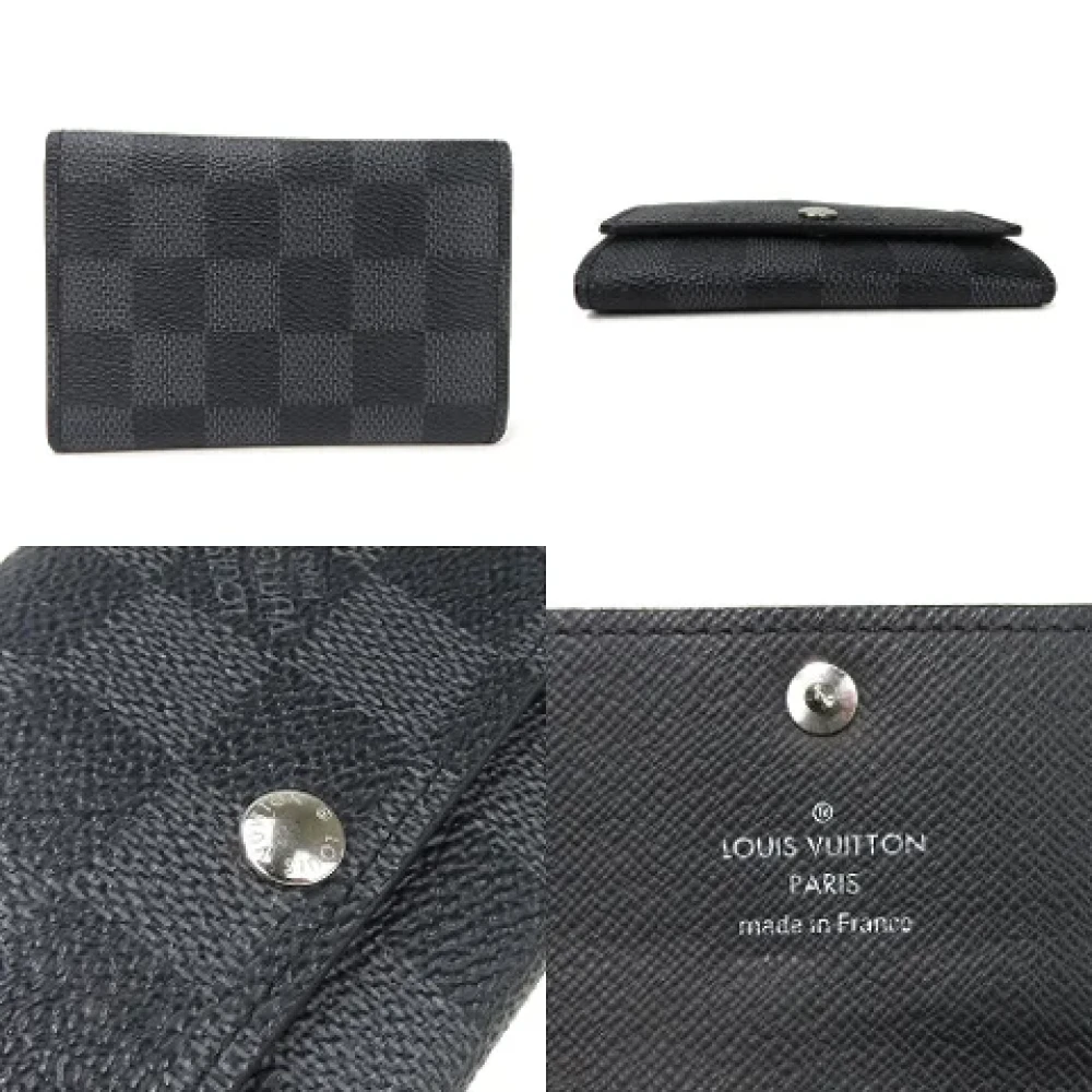 Louis Vuitton Vintage Pre-owned Canvas key-holders Black Heren