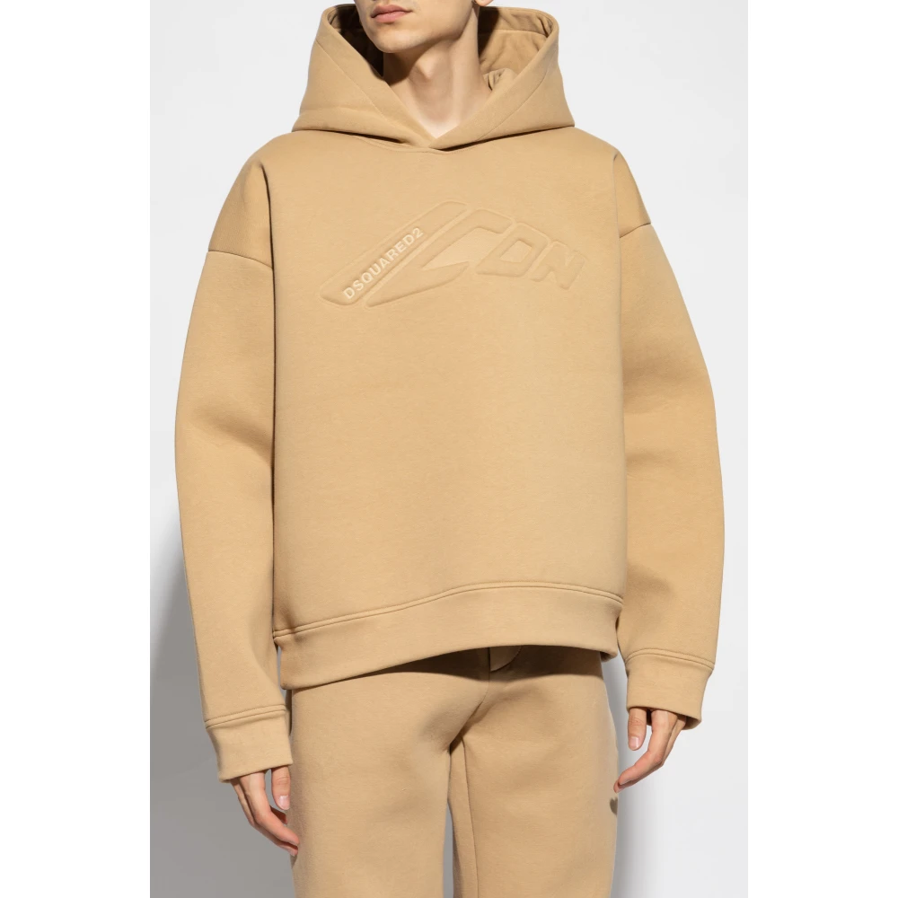 Dsquared2 Hoodie Beige Heren