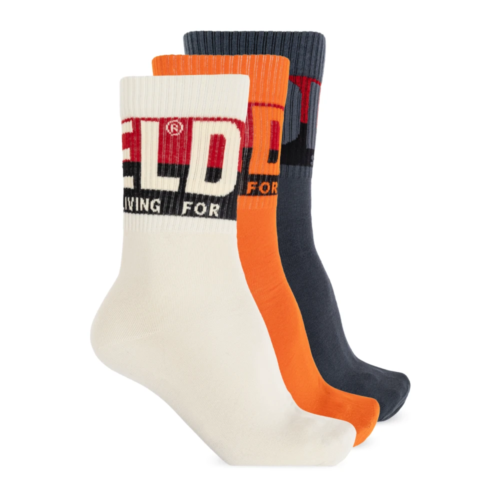 Diesel Driepak sokken Skm-Ray-Threepack Multicolor Heren