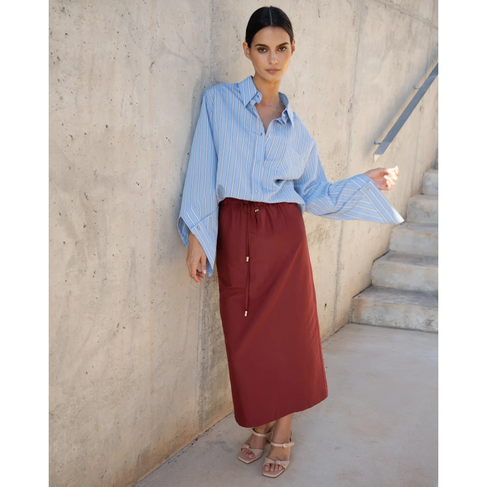 March23 Alice Blouse Blue Dames