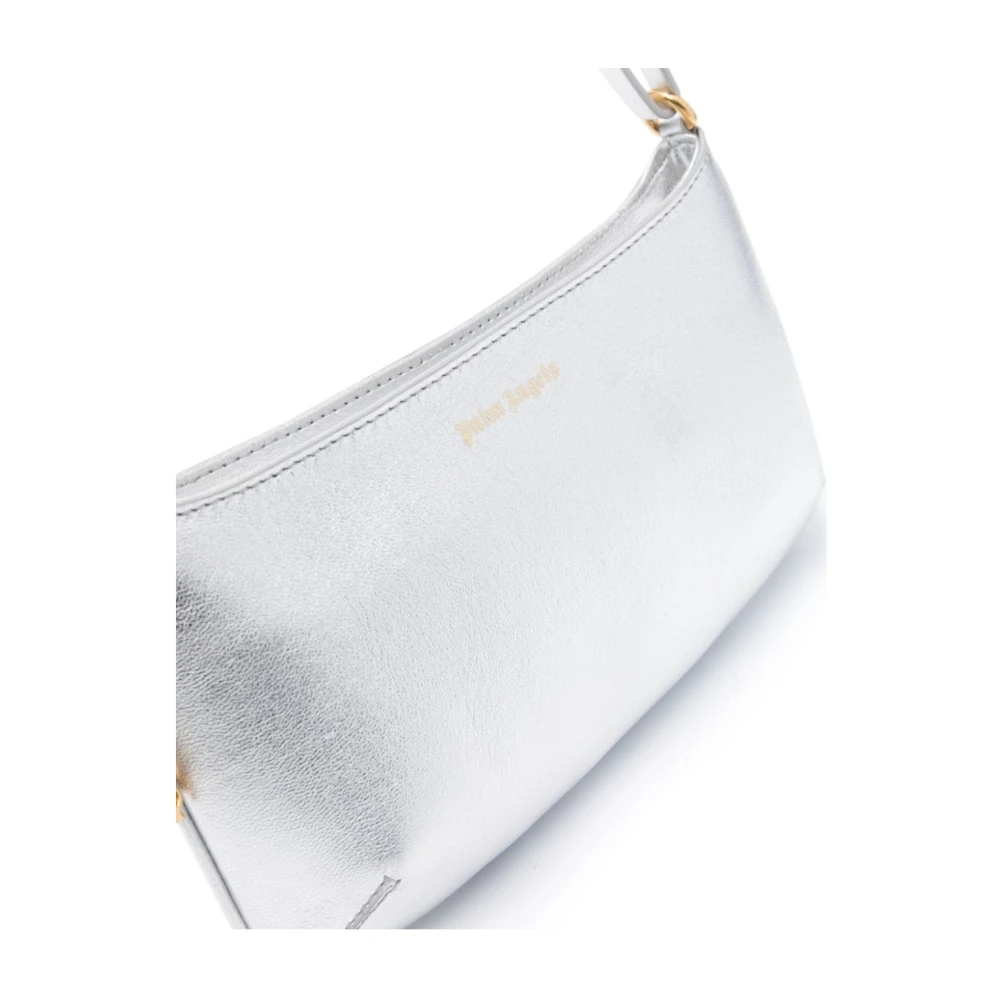 Palm Angels Stijlvolle Schoudertassen met Lategram Ontwerp Gray Dames