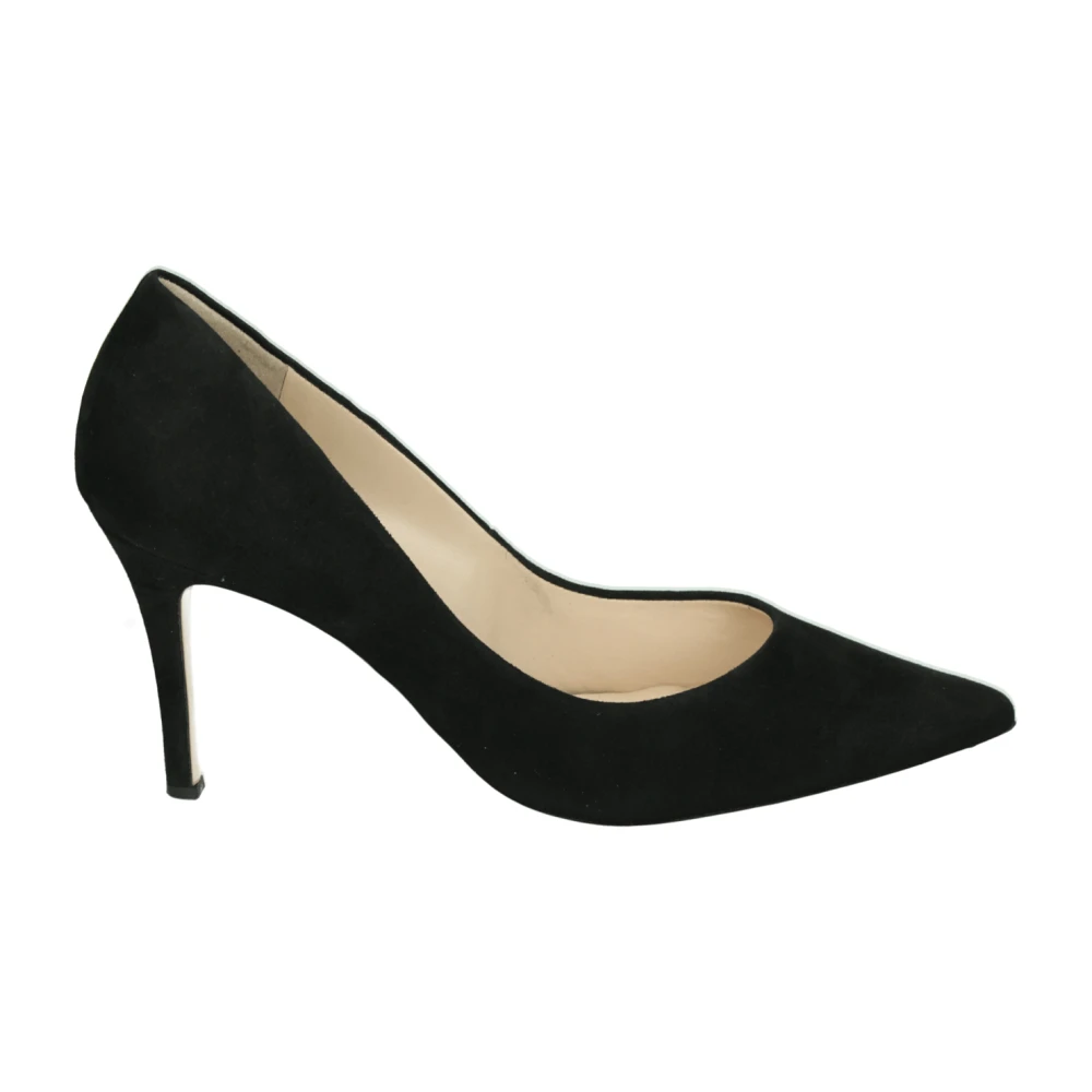 Högl - Schwarze Wildleder Pumps - Shoes - Damen - Schwarzk - 37 1/2 Eu - Bild 2