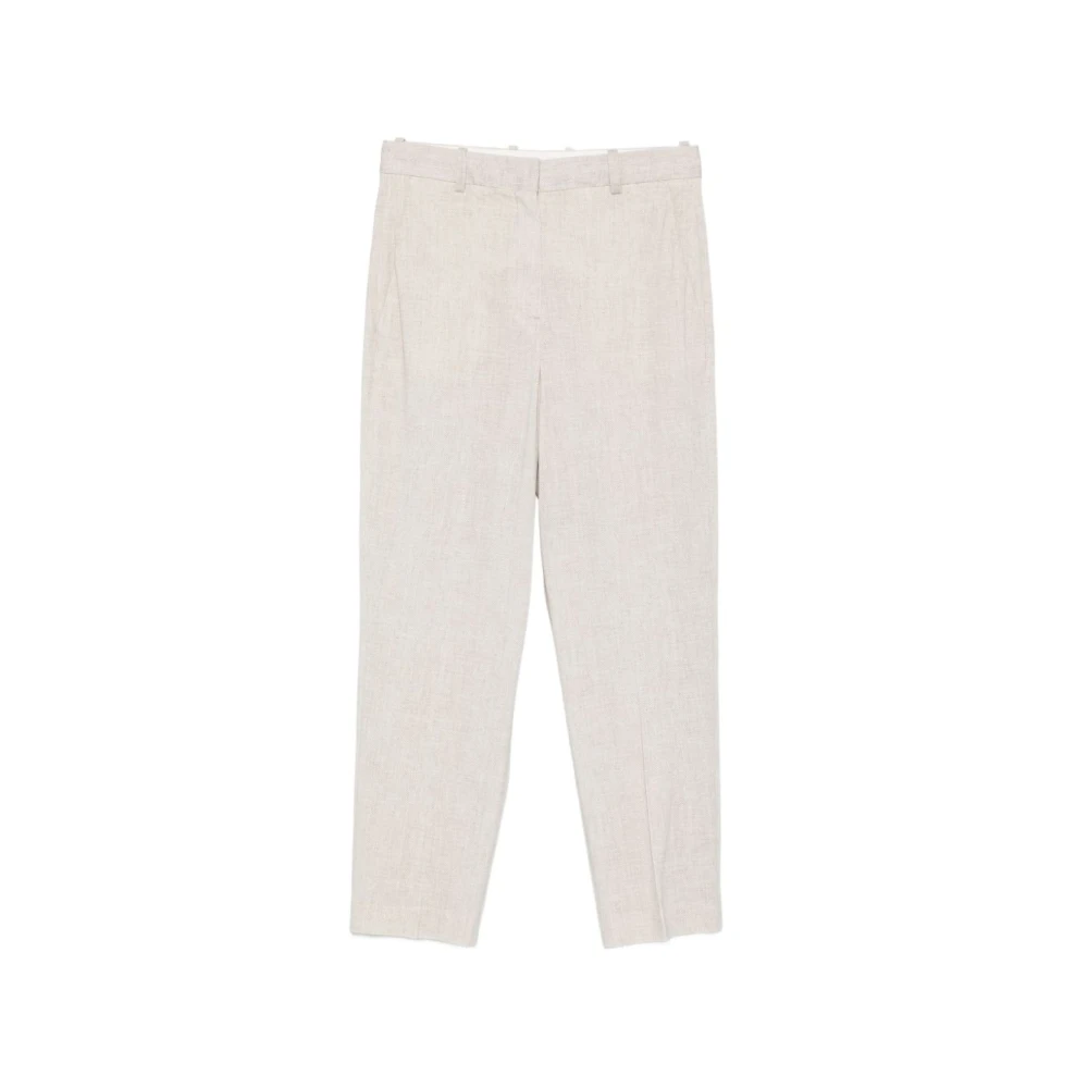Circolo 1901 Women's Beige Cropped Trousers - Cropped Trousers - Xl - Trousers