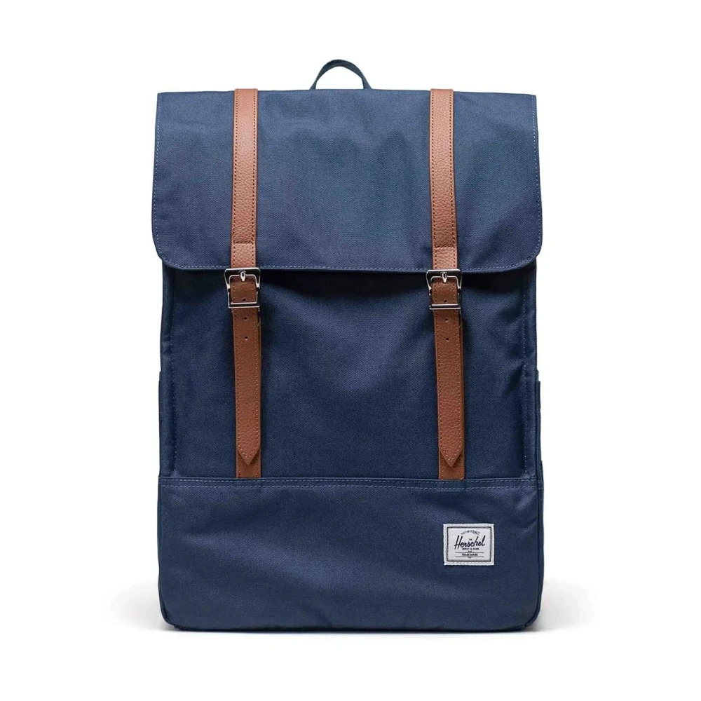 Herschel Blauwe Polyester Rugzak Blue Heren