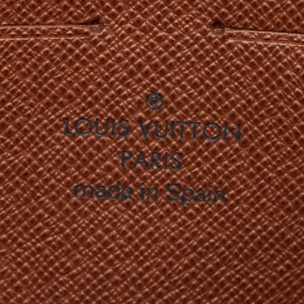 Louis Vuitton Vintage Pre-owned Coated canvas wallets Brown Dames