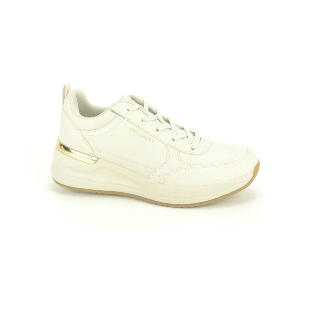 Skechers Runner N. SpieZ Schoenen Dames Schoenen Beige