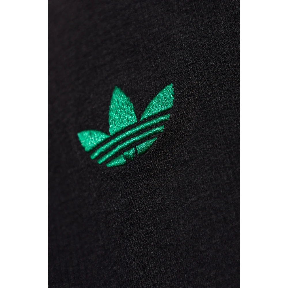 adidas Originals Sweatshirt met logo uit de The Rolling Links collectie Black Heren