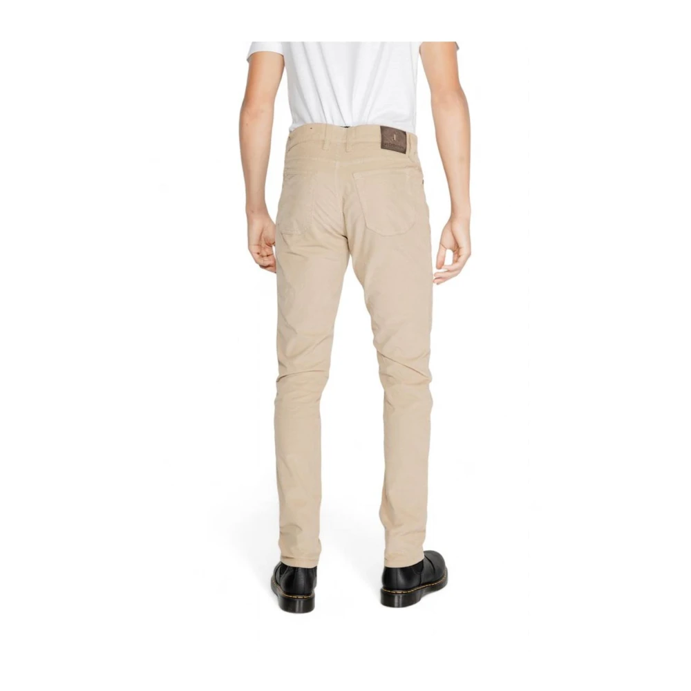Jeckerson Stretch Katoenmix Herenbroeken Collectie Beige Heren