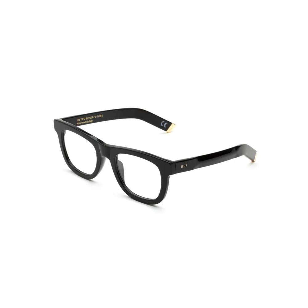Retrosuperfuture Unisex Black Glasses, 53 Mm, Ciccio Optical Frame
