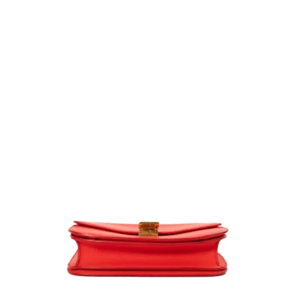 Celine Vintage Pre-owned Leather celine-bags Red Dames