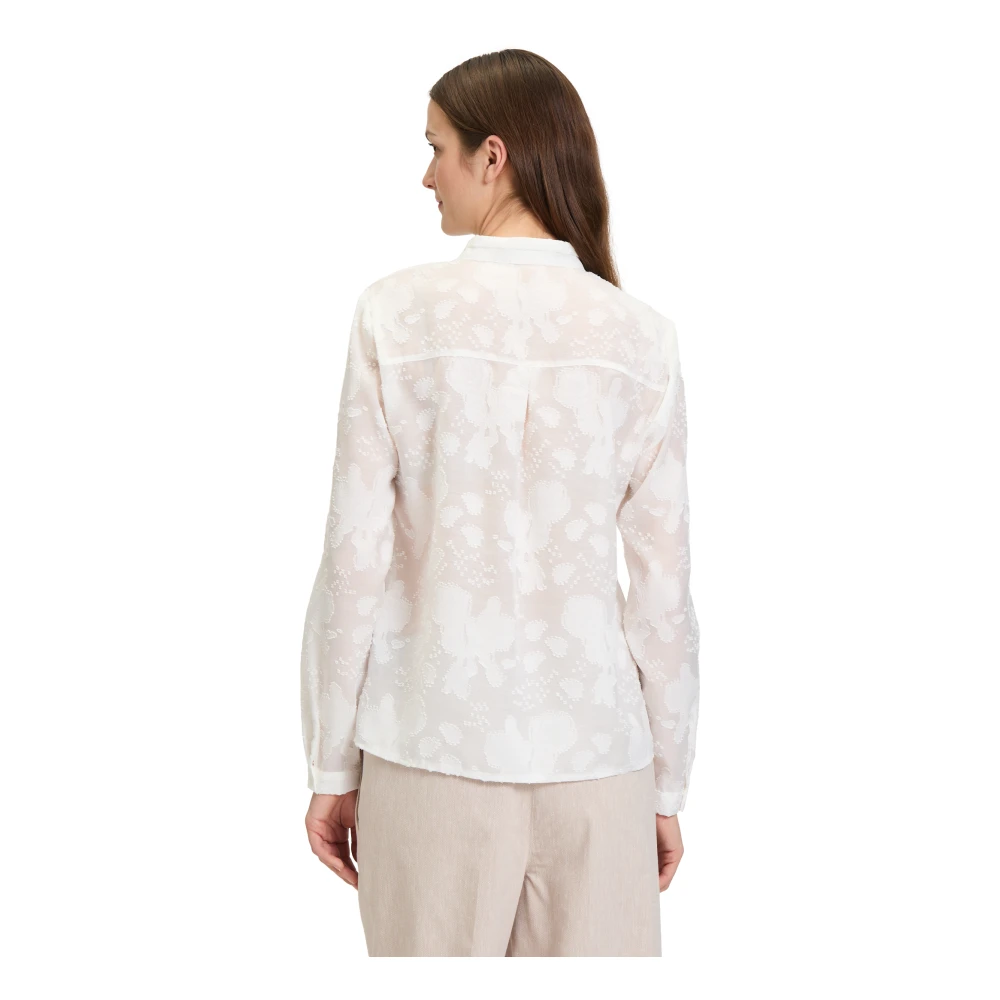 Betty & Co Overhemd met patroon White Dames