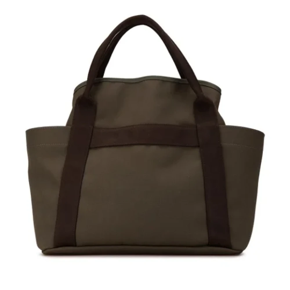 Hermès Vintage Pre-owned Canvas shoulder-bags Brown Dames
