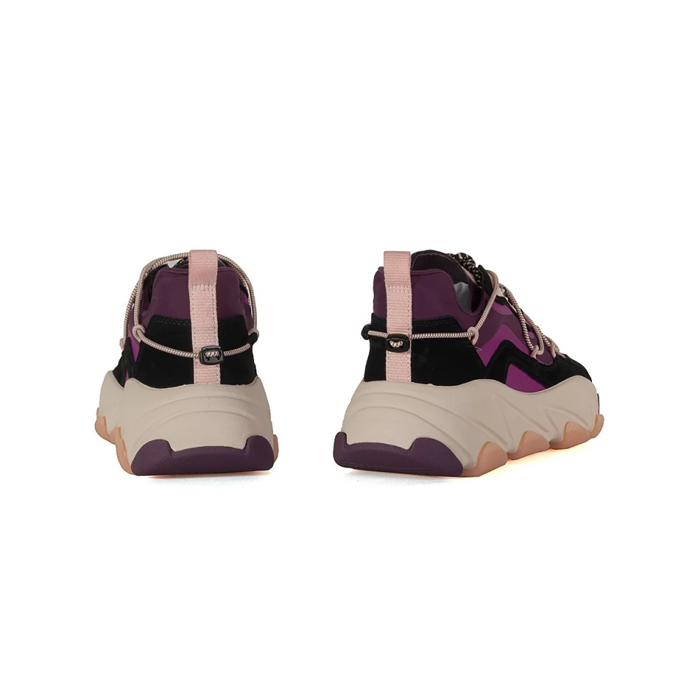 Ash Zwarte Prune Oversize Zool Sneakers Purple Dames