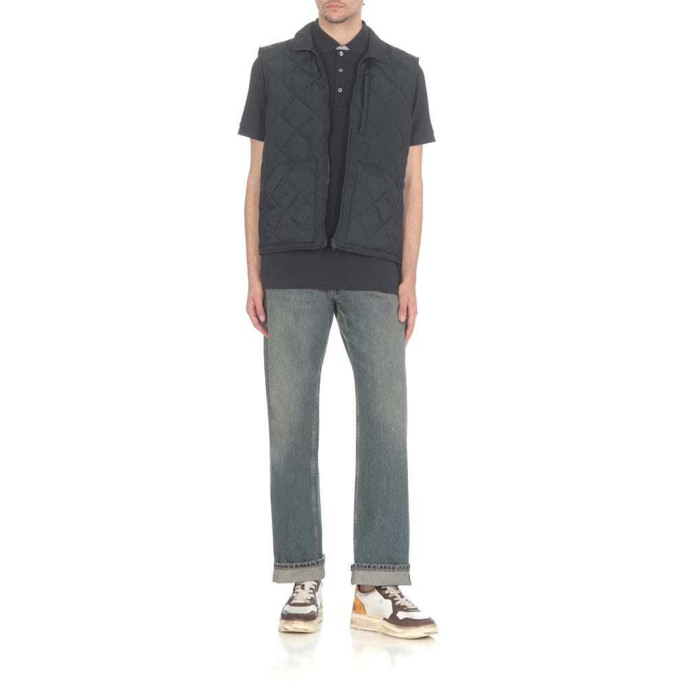 Fay Polo Shirts Blue Heren