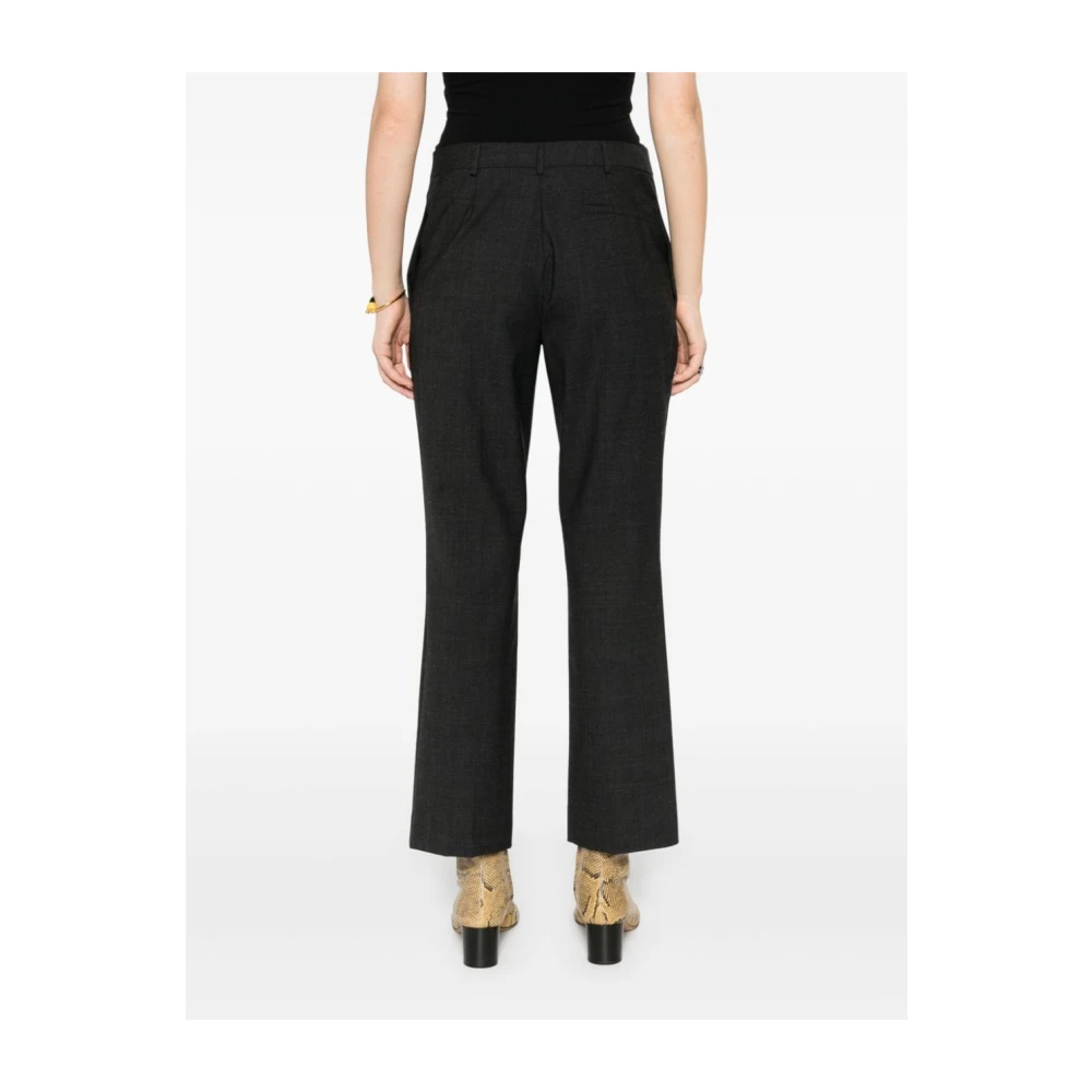 Semicouture Getailleerde Grijze Broek Slim Fit Gray Dames