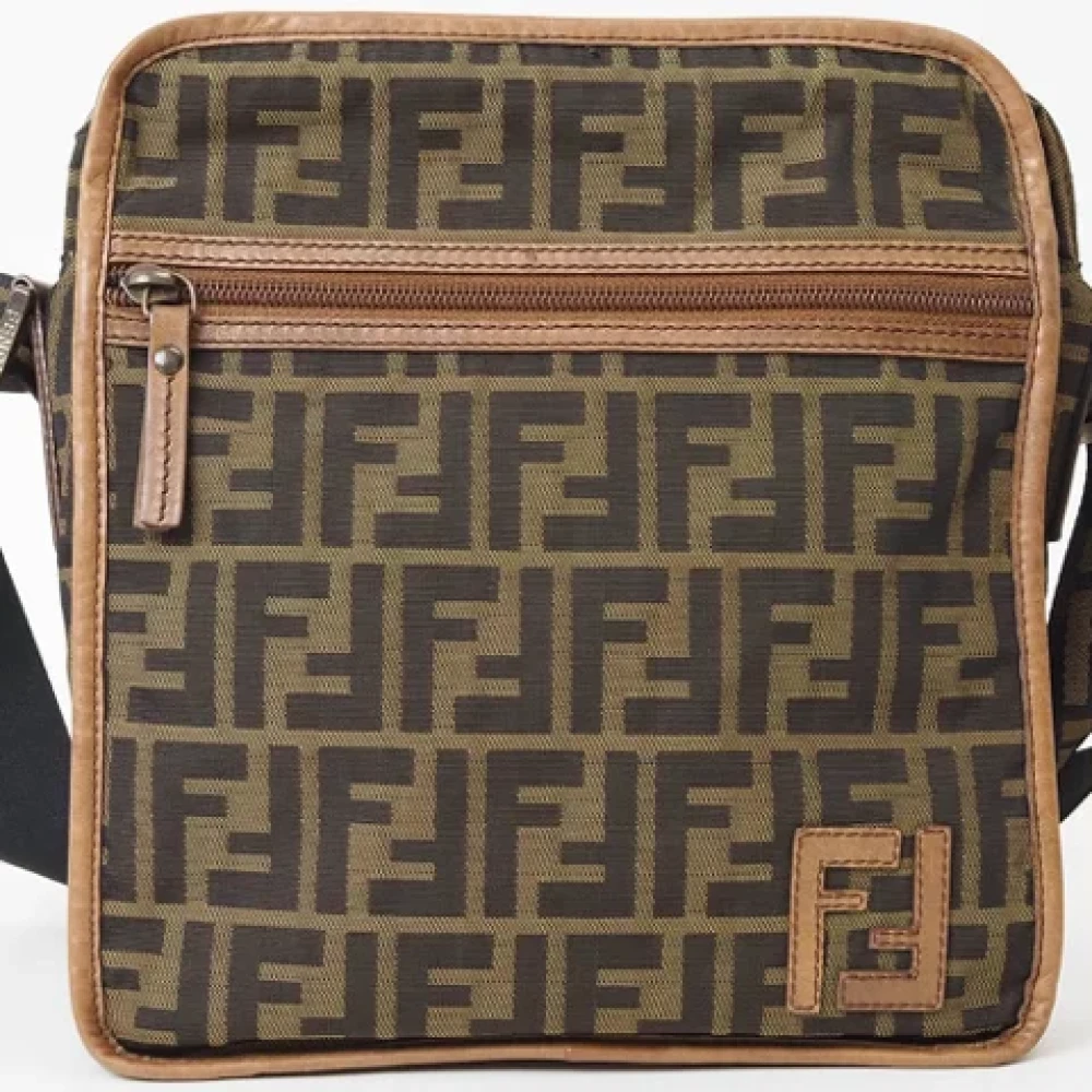 Fendi Vintage Pre-owned Fabric fendi-bags Brown Dames