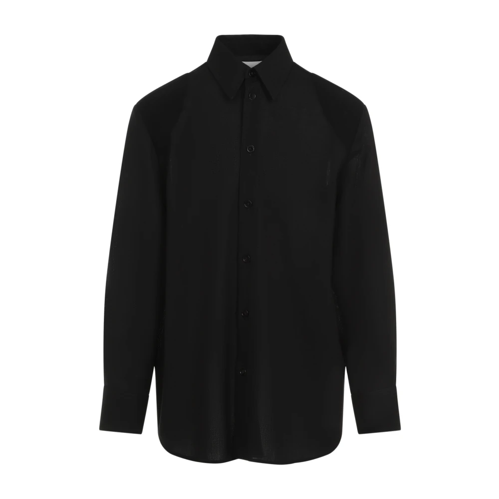 Jil Sander Men's Black Shirt - Casual Shirts - M - Shirts