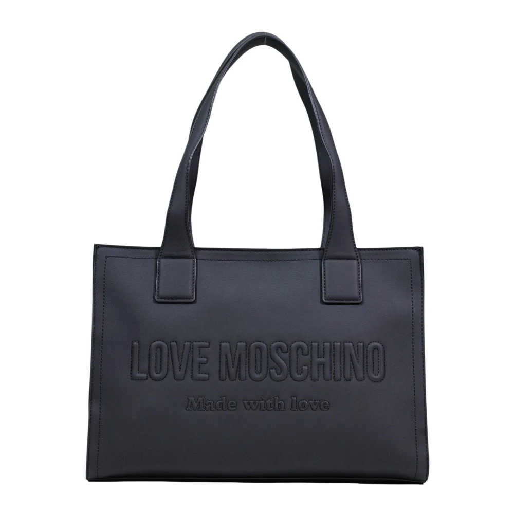 Love Moschino Women's Black Large Tote Bag - Shopping Bags - One Size - Bags