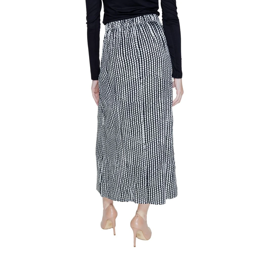 Only Lange Viscose Rok Black Dames