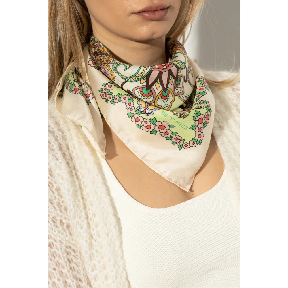 ETRO Zijden sjaal Multicolor Dames