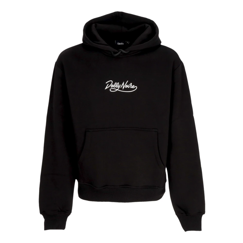 Dolly Noire Men's Black Hooded Sweatshirt With Front Pocket - Hoodies - 2XL - Sweatshirts & Hoodies