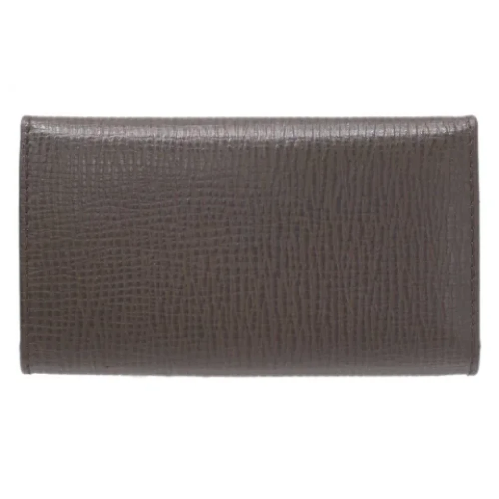 Loewe Pre-owned Leather wallets Brown Dames