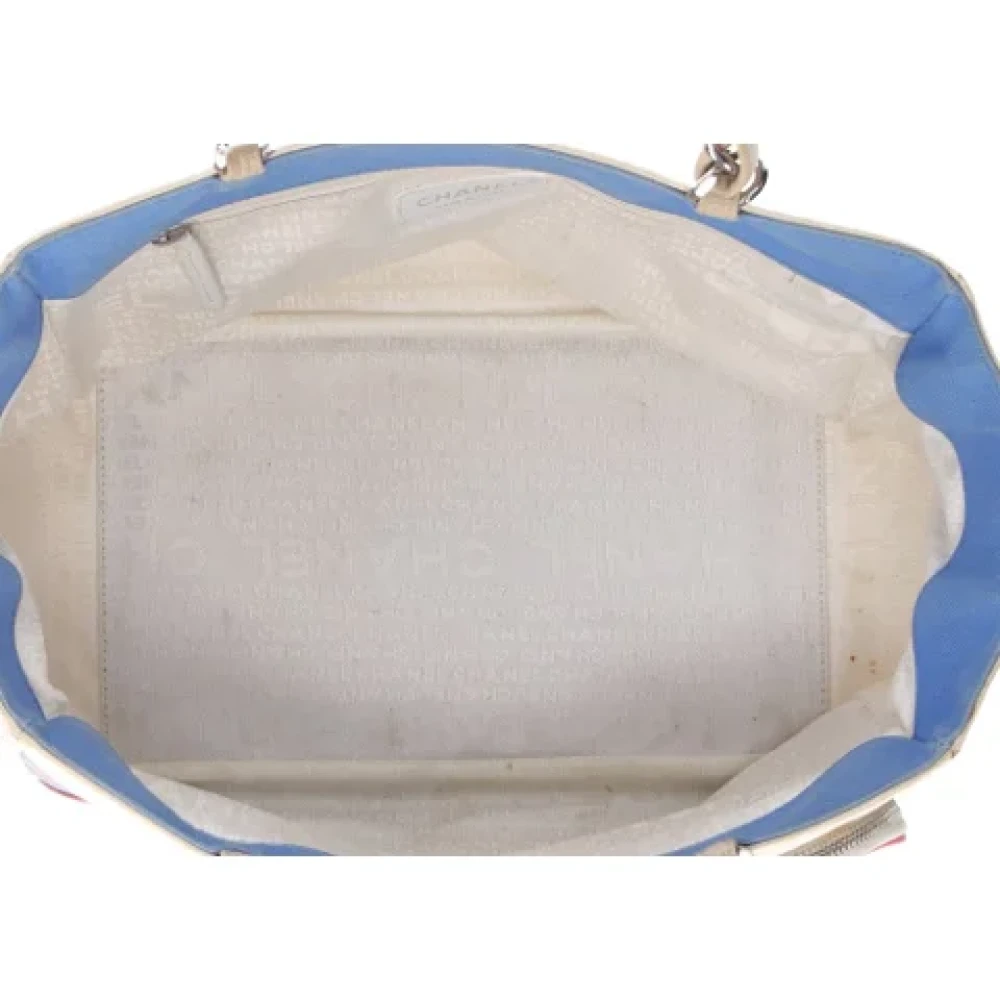 Chanel Vintage Pre-owned Leather chanel-bags Gray Dames