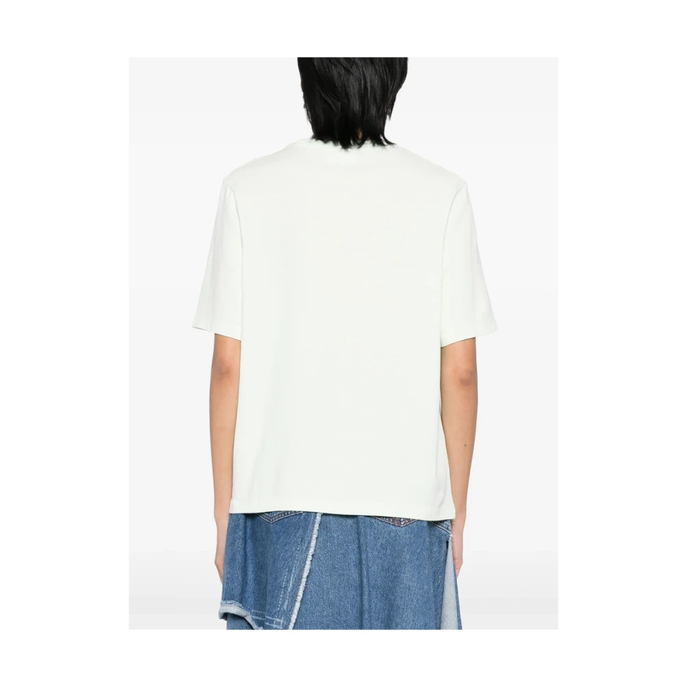 Maison Kitsuné Mint Green Crew Neck T-shirt Green Dames
