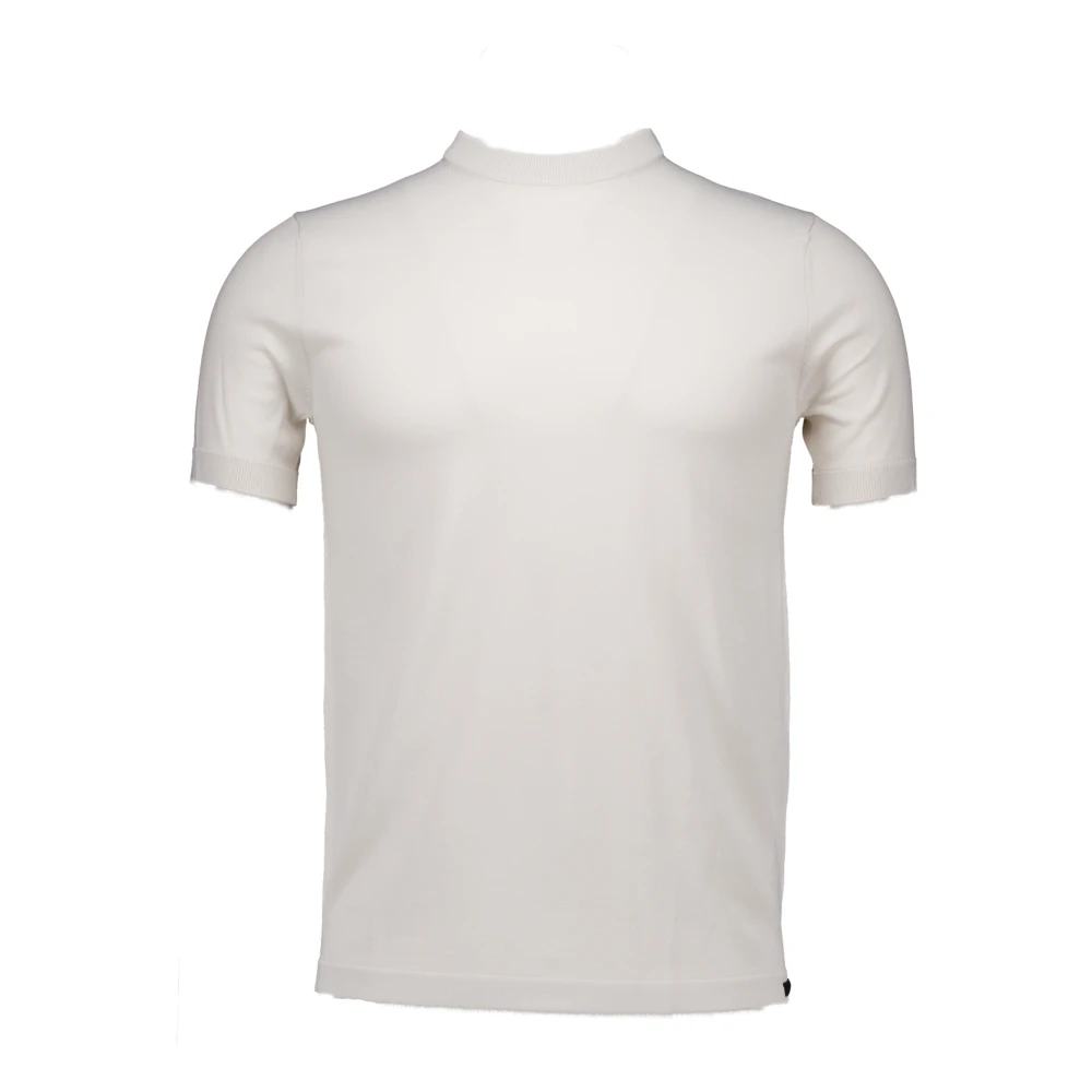 Genti Men's White T-Shirts, 2XL, Off Round Ss T-Shirt