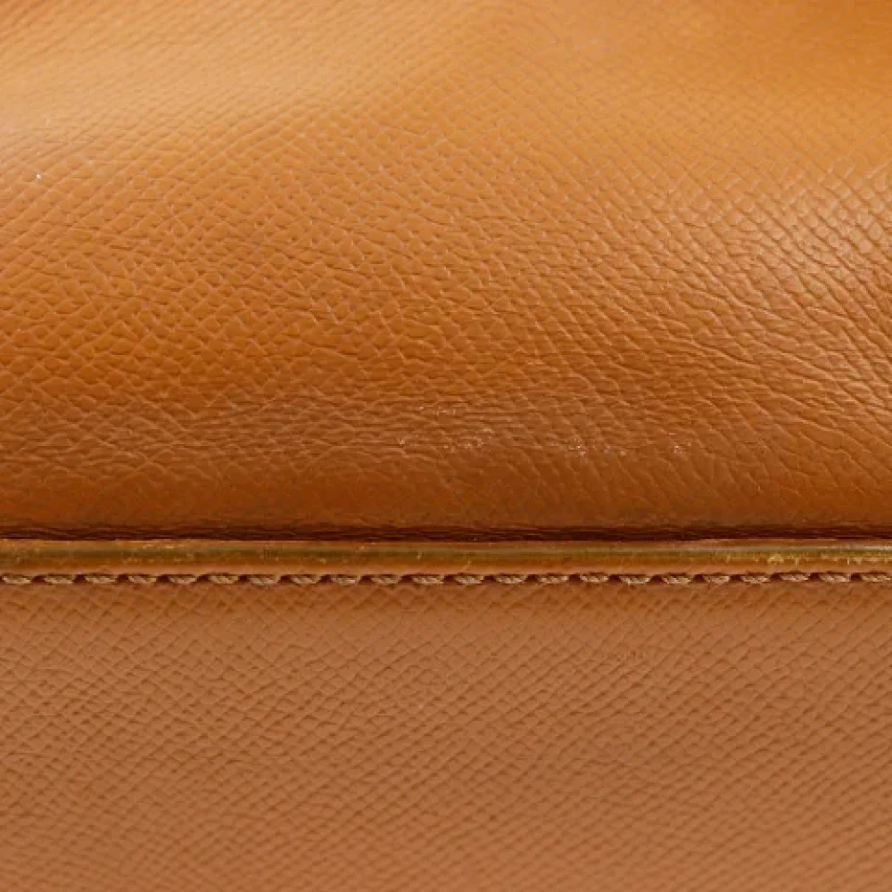 Chanel Vintage Pre-owned Leather chanel-bags Brown Dames