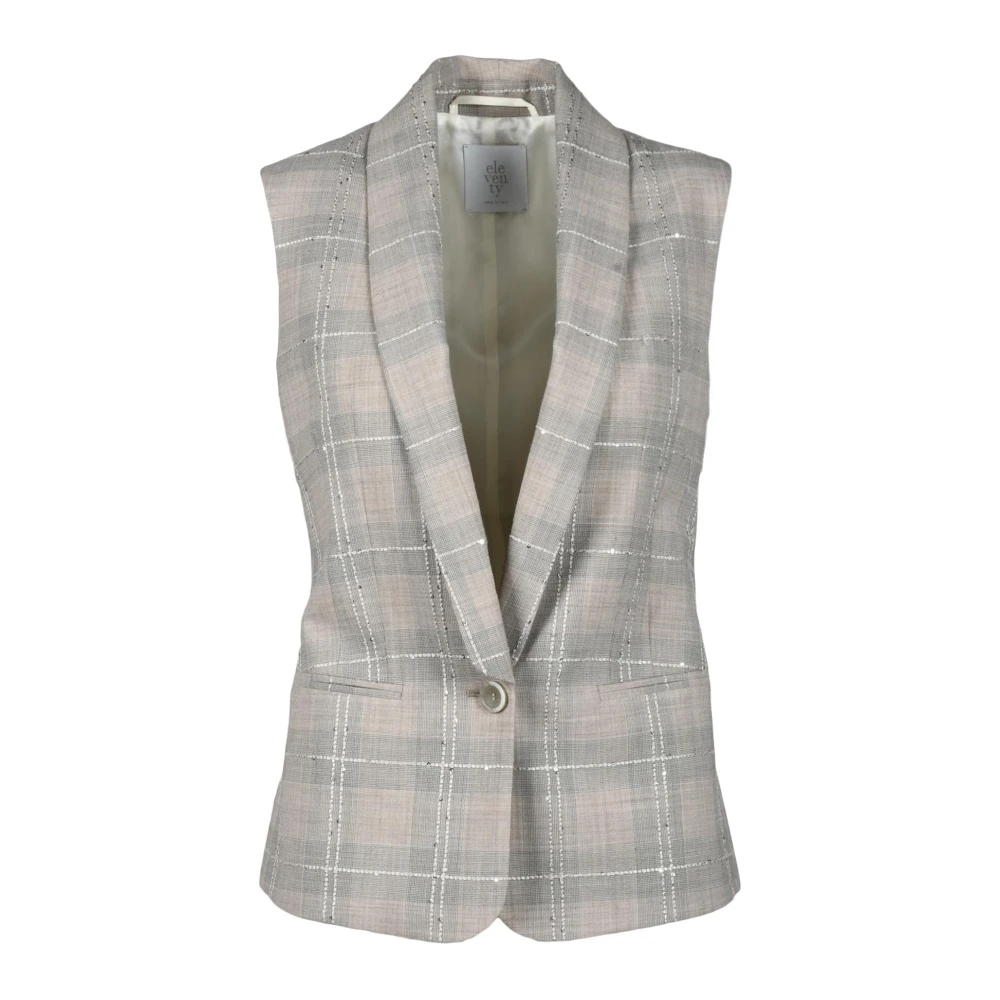 Eleventy Gilet Beige Dames