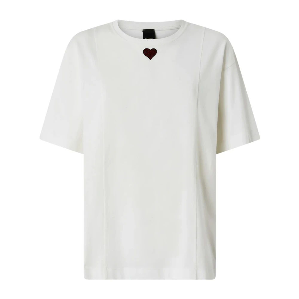 Pinko Women's White T-Shirts, M, Tortino T-Shirt