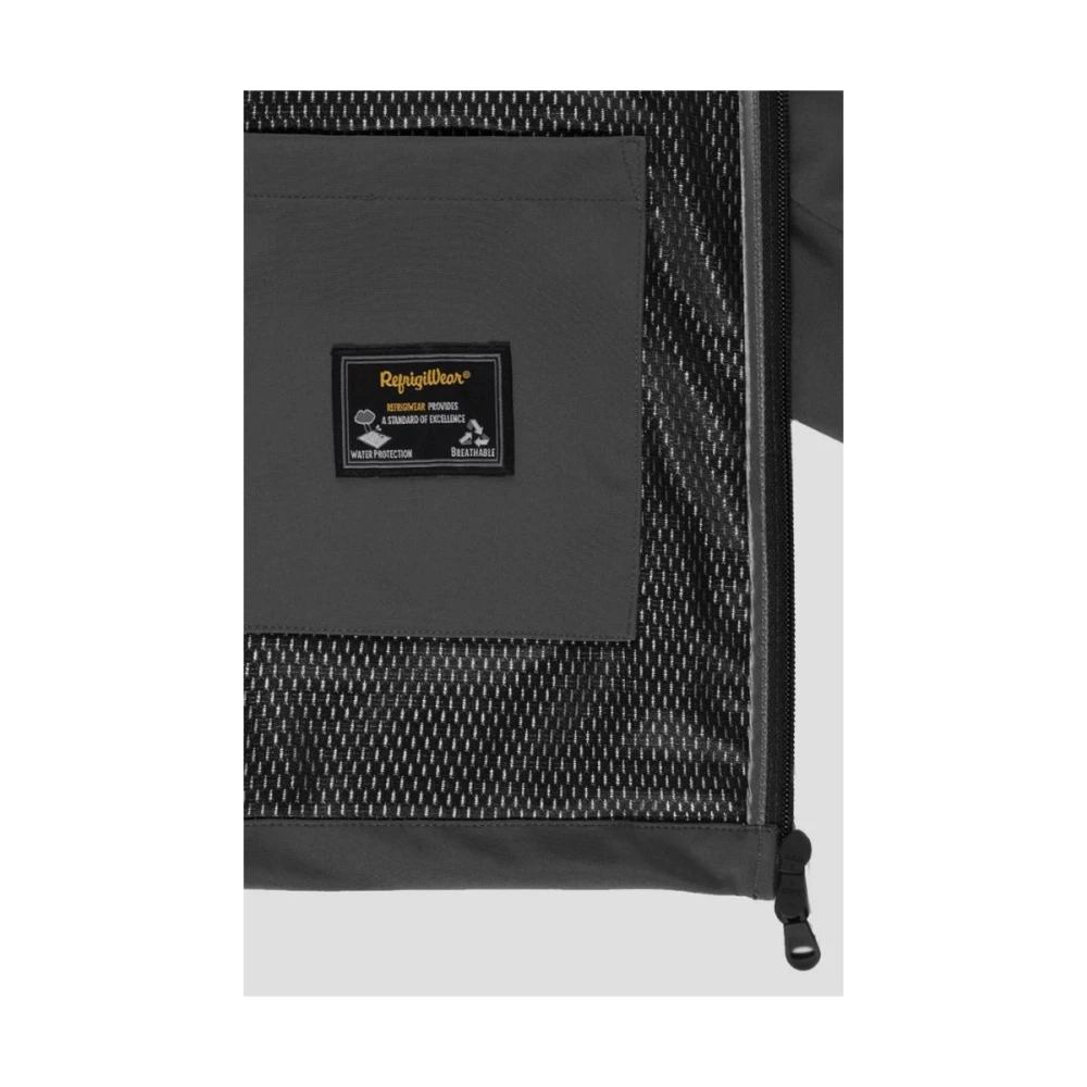 RefrigiWear Grijze Nylon Bomberjack Gray Heren