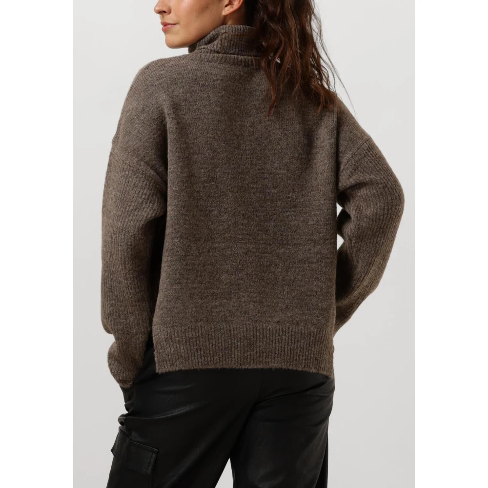 Penn&Ink N.Y Taupe Acryl Trui voor Vrouwen Brown Dames