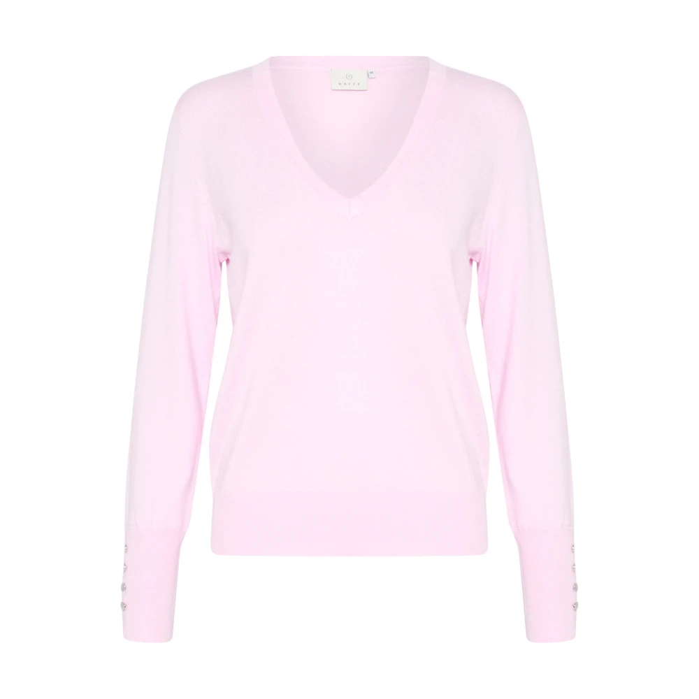 Knitwear > V-neck Knitwear - - Kaffe - Modalova