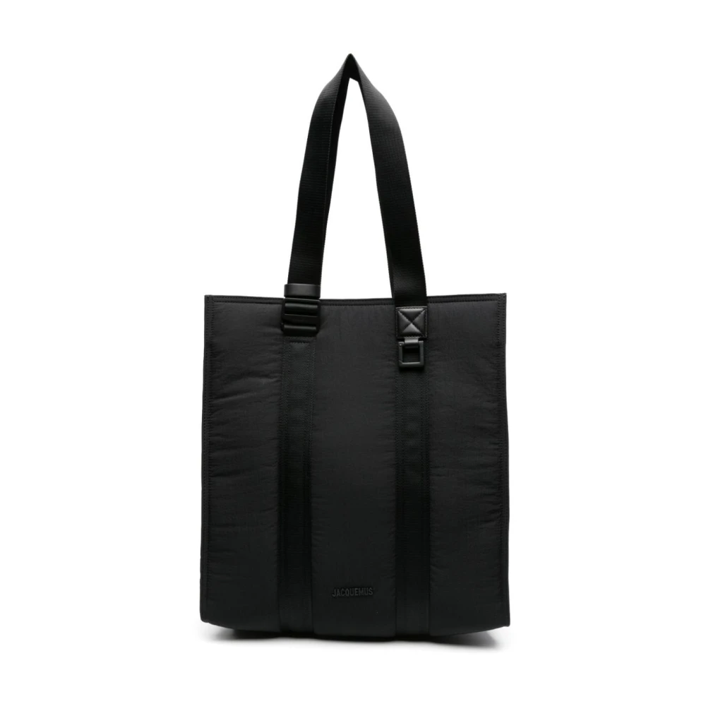 Jacquemus Zwarte Touw Tote Tas Black Heren