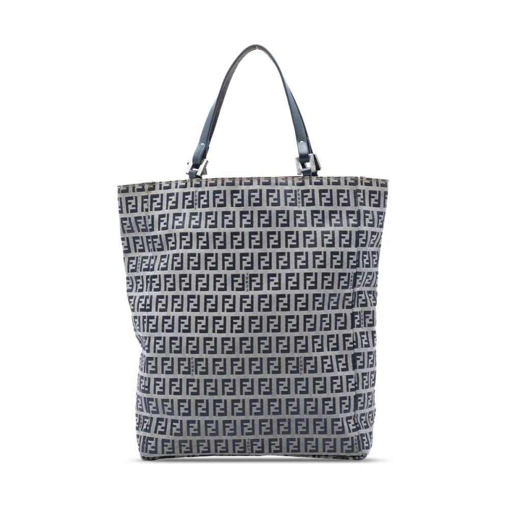Fendi Vintage Women's Gray Pre-Owned Tote Bag