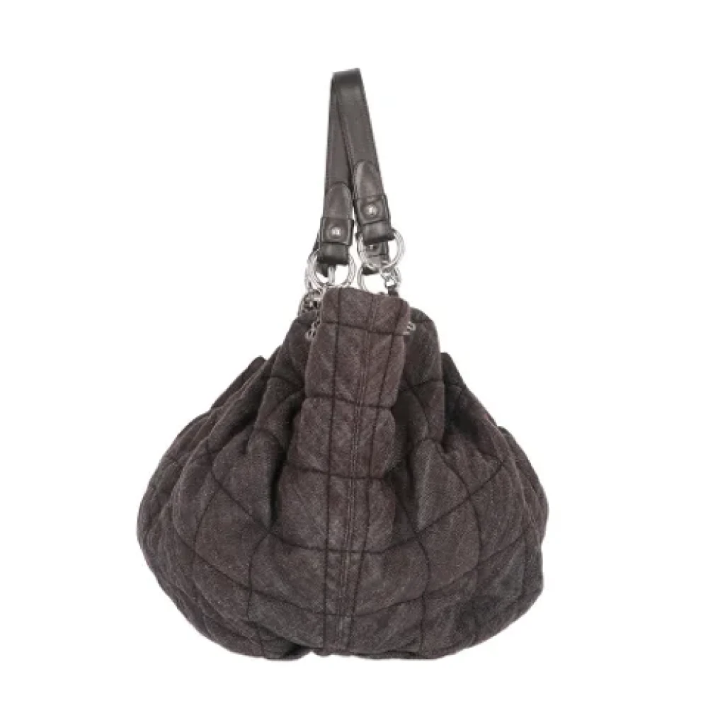 Chanel Vintage Pre-owned Leather chanel-bags Brown Dames