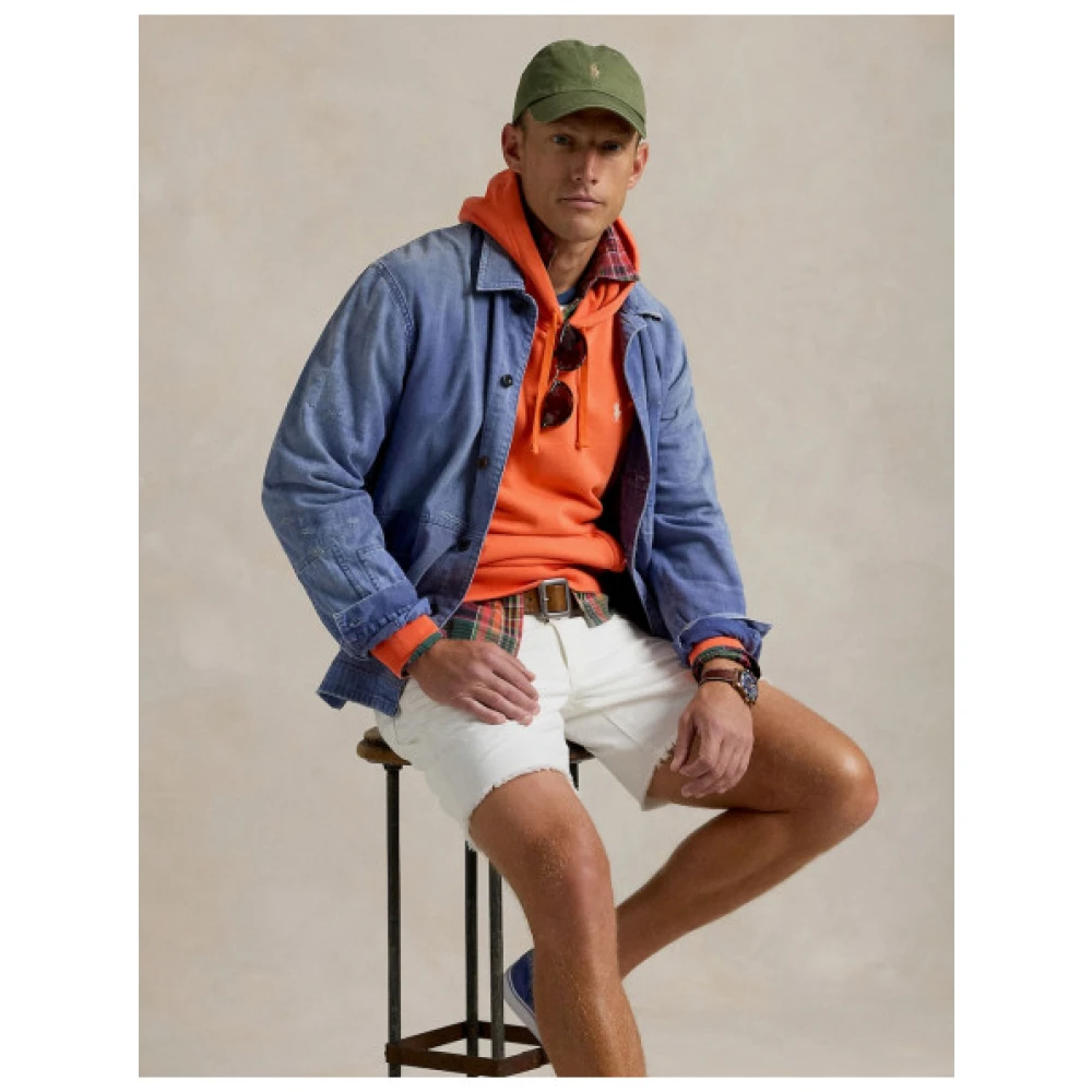 Polo Ralph Lauren Katoenen hoodie met sportieve stijl Orange Heren
