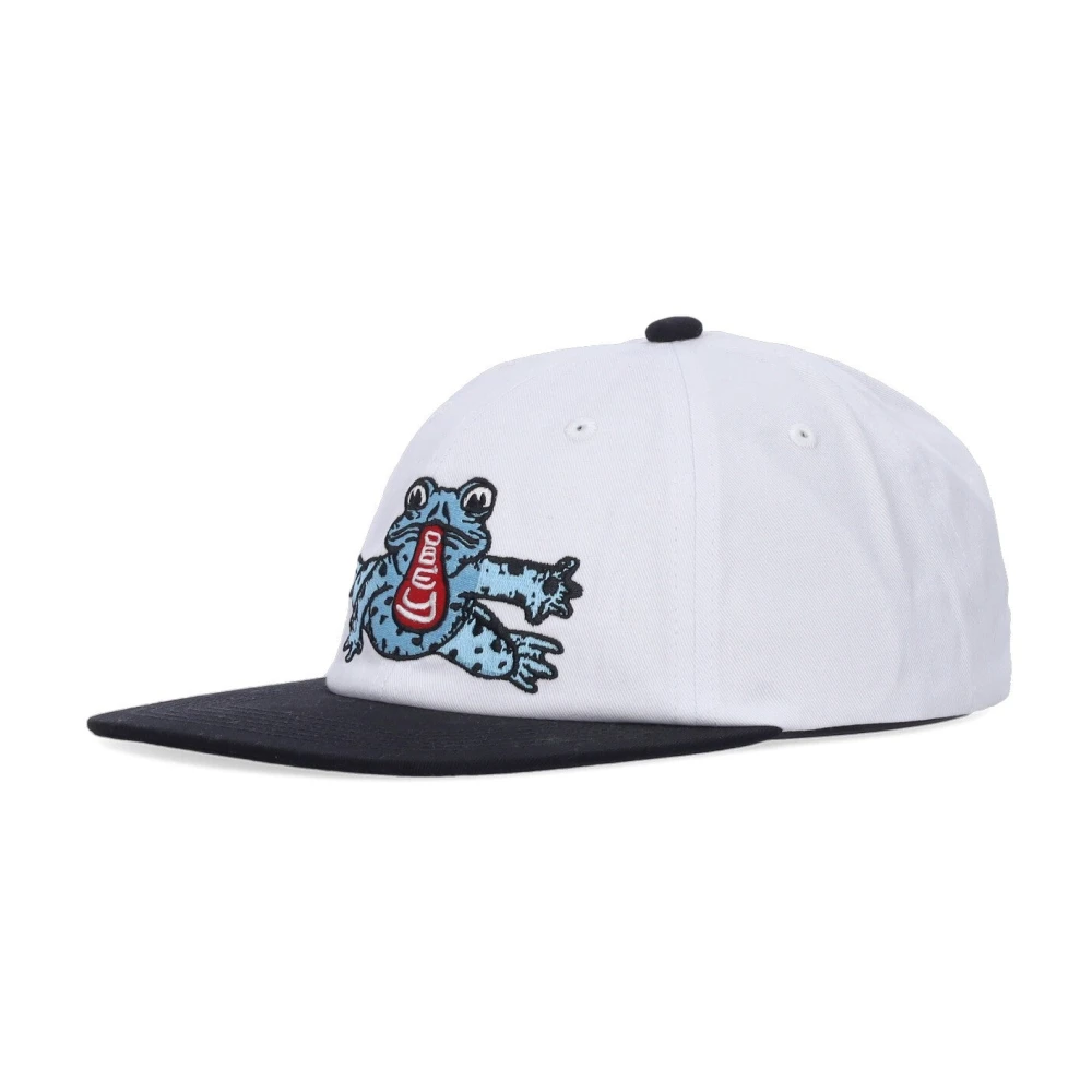 Obey Zwarte Platte Klep Snapback Pet White Heren