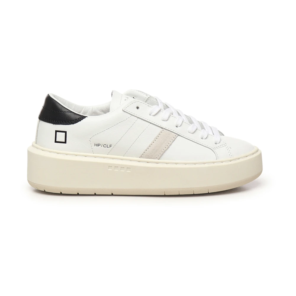 D.a.t.e. Women's White Sneakers, 6 Uk, Low Platform Trainers