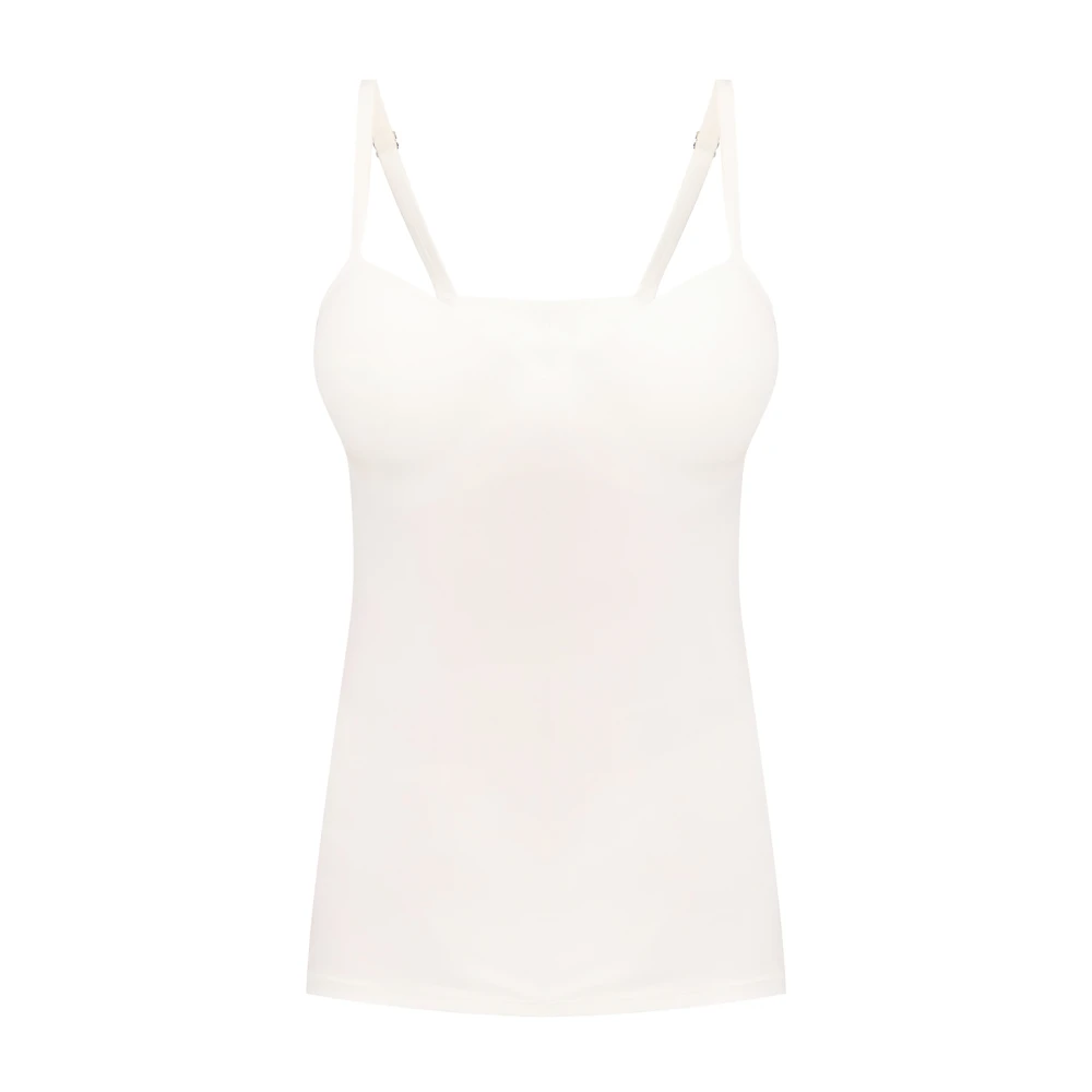 Hanro Vrouw Wit Ondergoed Dames, 75C Eu, Camisole Top