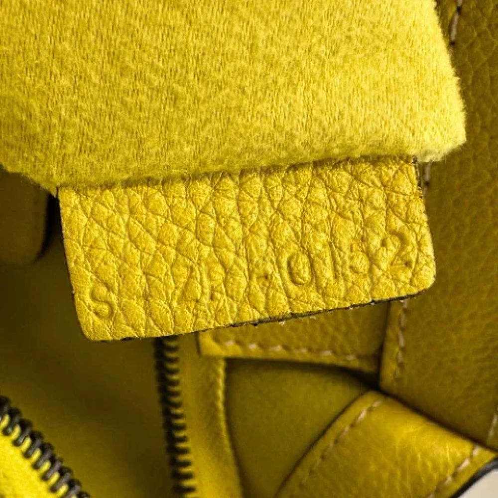 Celine Vintage Pre-owned Leather celine-bags Yellow Dames